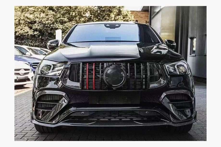 Mercedes GLE Coupé C292 2015–2019 Karbonové nástavce na přední nárazník (GLE63 AMG, karbon) Fotografie 4