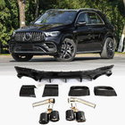 Mercedes GLE W167 2018– Zadní difuzor s koncovkami výfuku GLE63 Carbon (2018-2026) fotografie 1