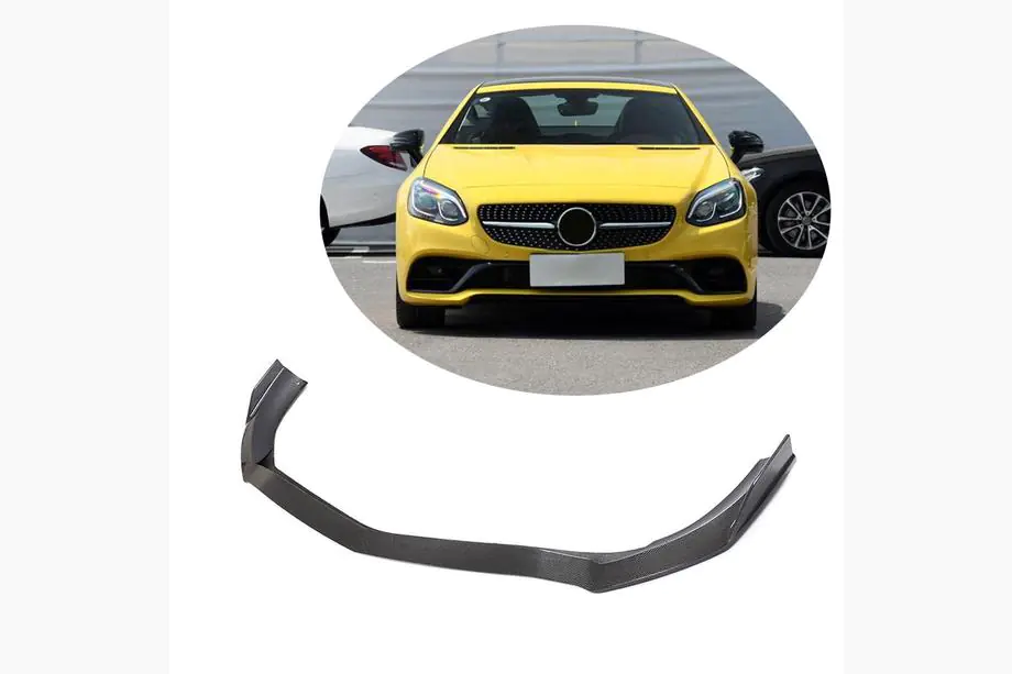 Mercedes SLK R172 2011–2016 Karbonový nástavec předního nárazníku Lip (pro Base 2016-2020) Image