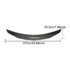 Mercedes SLK R172 2011–2016 Spoiler V1 (pro 2011-2020, karbon) fotografie 4