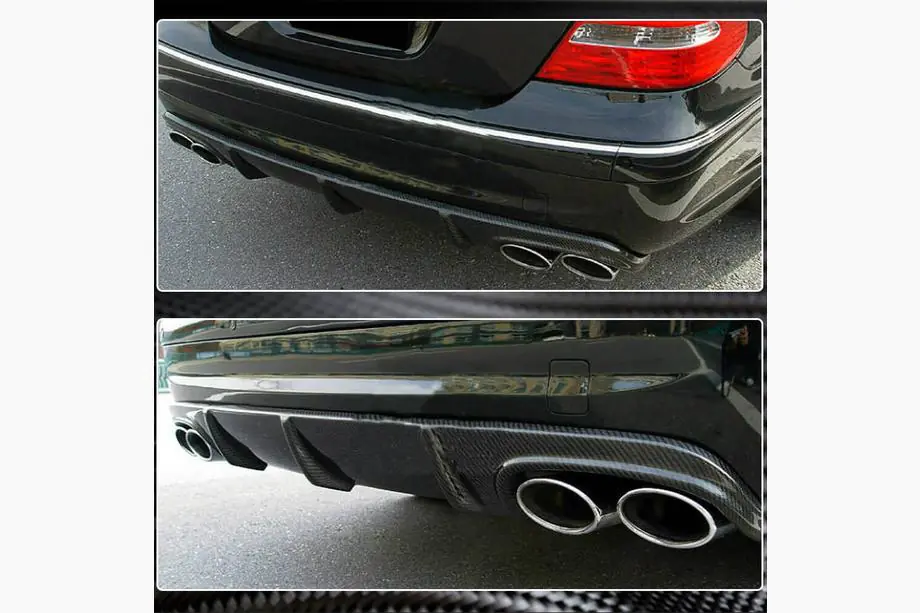 Mercedes E-class W211 2002–2009 Karbonový difuzor zadního nárazníku pro E55 AMG 2003-2006 Fotografie 5