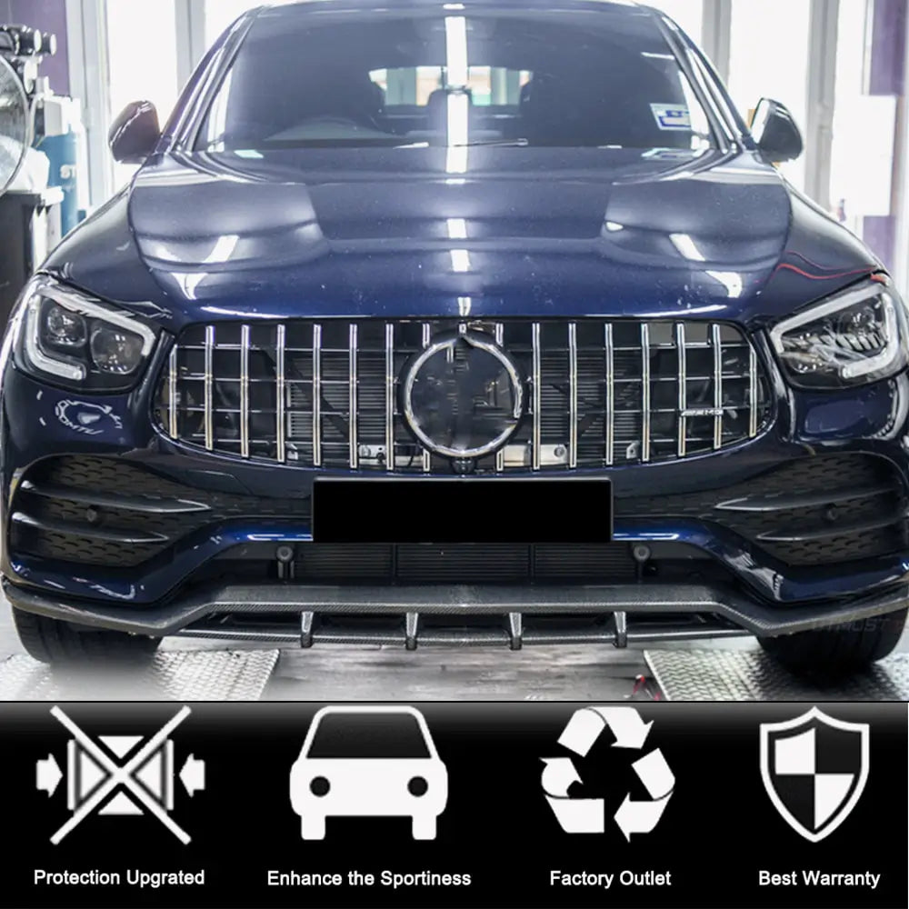 Nástavec předního nárazníku Lip (pro AMG-Line 2020+, karbon) fotografie 2