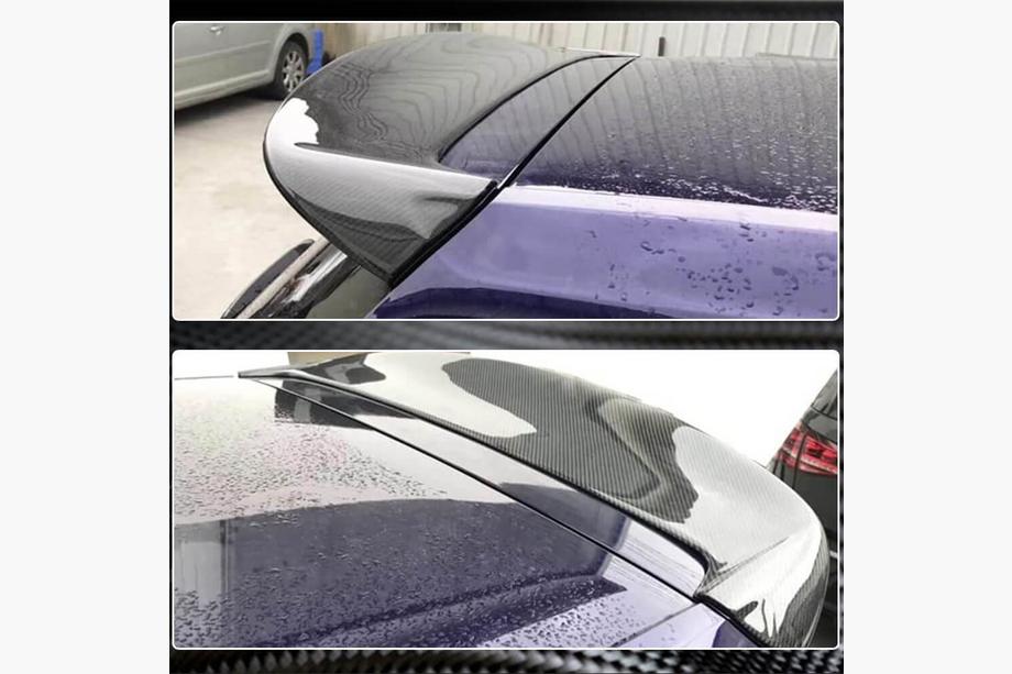 Volkswagen Golf 7/E-Golf 2012–2020 Spoiler V3 (pro GTI/R HB, karbon) Fotografie 4