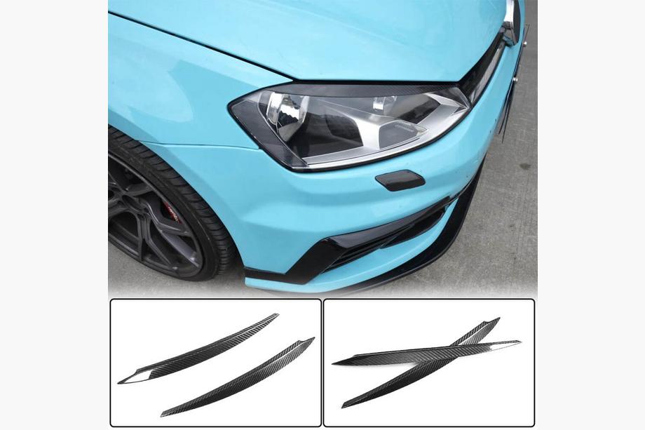 Volkswagen Golf 7/E-Golf 2012–2020 Mračítka na světlomety (karbon) Image