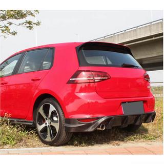 Difuzor zadního nárazníku V1 (pro Base/GTI HB 2012-2017, karbon) fotografie 3