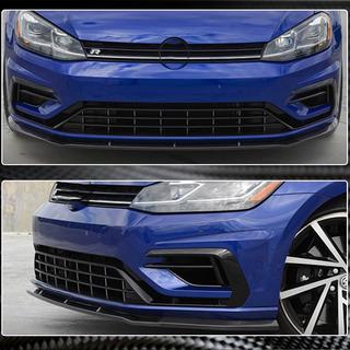 Přední spoilerový nástavec nárazníku Lip V1 (pro R/R-Line 2017-2020, karbon) Volkswagen Golf 7/E-Golf 2012–2020 fotografie 3