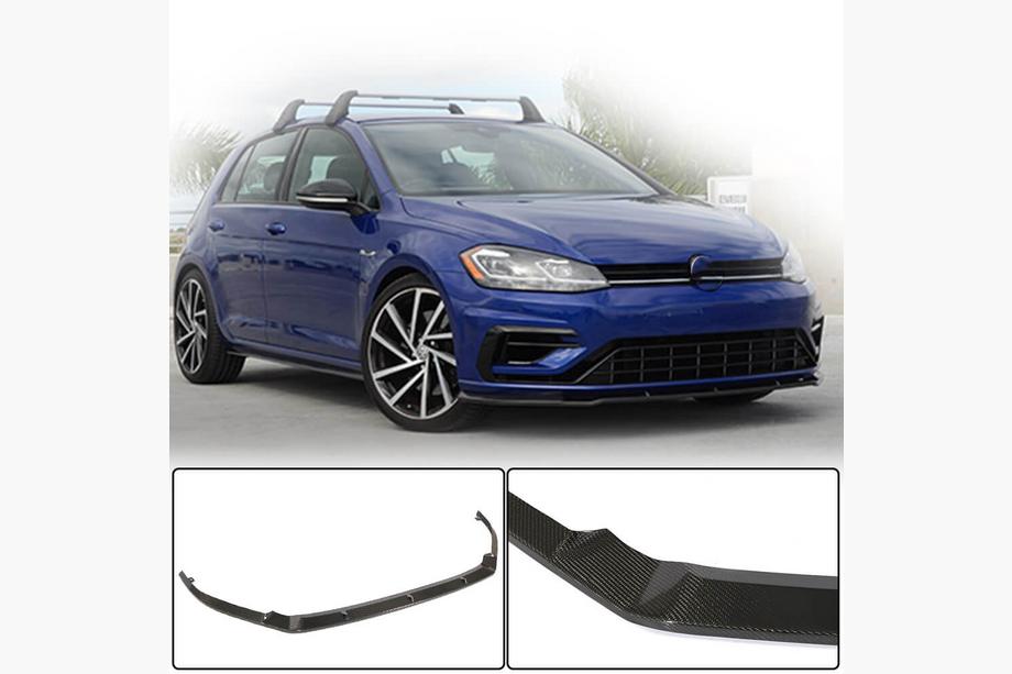 Volkswagen Golf 7/E-Golf 2012–2020 Přední spoilerový nástavec nárazníku Lip V1 (pro R/R-Line 2017-2020, karbon) Fotografie 1