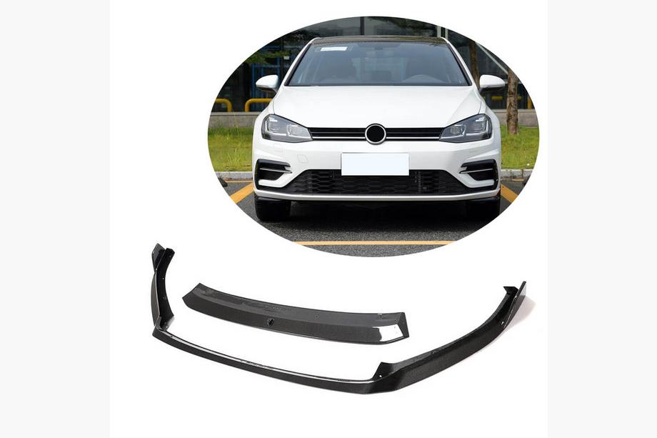 Volkswagen Golf 7/E-Golf 2012–2020 Karbonový nástavec předního nárazníku Lip V2 (pro R/R-Line 2017-2020) Image