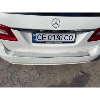Nerezová lišta na zadní nárazník Carmos (SW) Mercedes E-class W211 2002–2009 fotografie 3