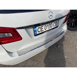 Nerezová lišta na zadní nárazník Carmos (SW) Mercedes E-class W211 2002–2009 fotografie 4