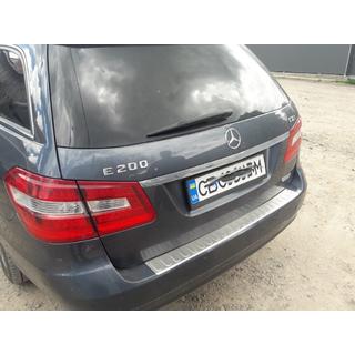 Kryt zadního nárazníku OmsaLine (2009-2013, SW, nerez) Mercedes E-Class W212 2009–2016 fotografie 2