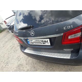 Kryt zadního nárazníku OmsaLine (2009-2013, SW, nerez) Mercedes E-Class W212 2009–2016 fotografie 3