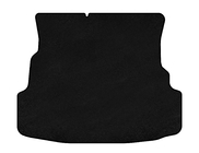 Renault Symbol 2008–2013 Textilní koberec do zavazadlového prostoru Premium (SD, Černý) fotografie 1