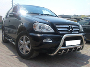 Mercedes ML W163 1997–2005 Nerezový přední ochranný rám (bullbar) fotografie 2