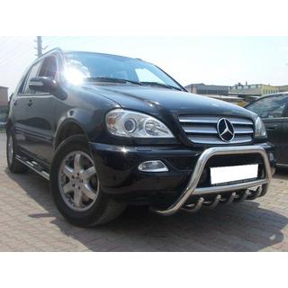 Nerezový přední ochranný rám (bullbar) Mercedes ML W163 1997–2005 fotografie 2