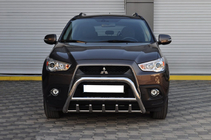 Mitsubishi ASX 2010–2023 Přední ochranný rám (bull bar) WT003 (nerez) fotografie 1