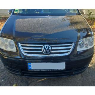 Nerezové lišty na masku chladiče (6 ks) Volkswagen Touran 2003–2010 fotografie 1