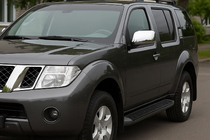 Nissan Pathfinder R51 2005–2014 Nerezové kryty zrcátek (2 ks) fotografie 1
