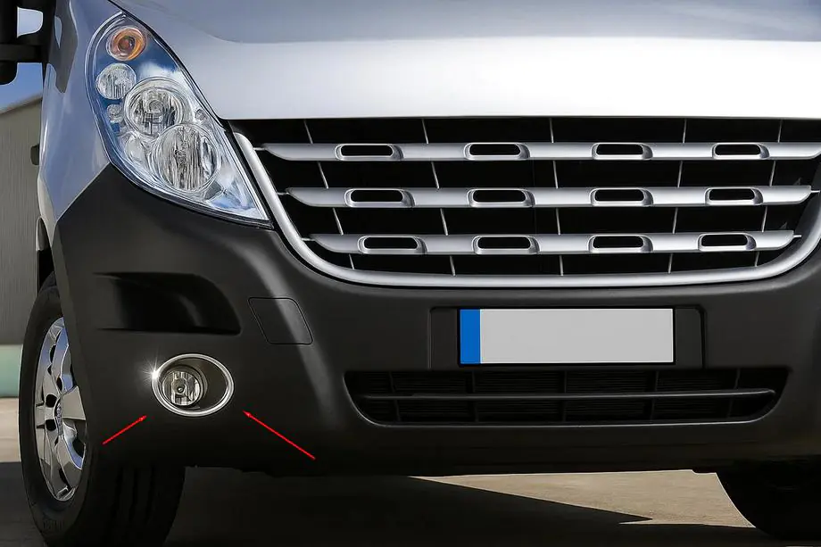 Nissan NV400 2010–2024 Nerezové kryty mlhových světel (2 ks) Image