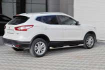 Nissan Qashqai 2014–2021 Boční trubky (2014-2017, 2 ks, nerez) fotografie 1