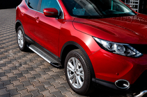 Nissan Qashqai 2014–2021 Boční prahy Line (2 ks, hliník) fotografie 1