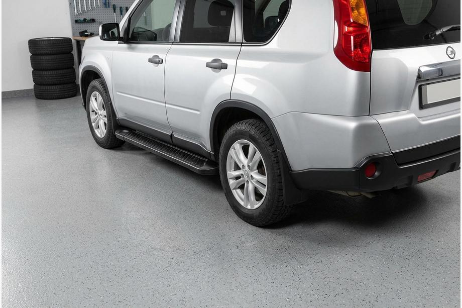 Nissan X-trail T31 2007–2014 Boční nášlapy Allmond Black (2 ks, hliník) Image