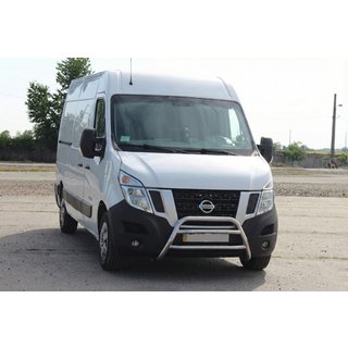 Přední ochranný rám WT018 (nerez) Opel Movano 2010–2021 fotografie 1