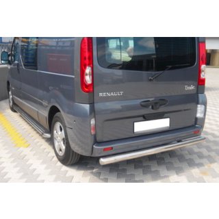 Zadní ochranný rám AK002 (nerez) Renault Trafic 2001–2015 fotografie 1