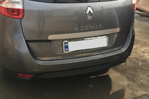 Renault Scenic/Grand 2009–2016 Nerezová lišta hrany kufru pro Grand Carmos - turecká ocel fotografie 1