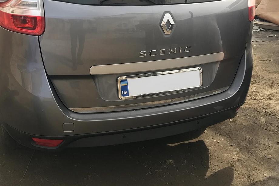 Renault Scenic/Grand 2009–2016 Nerezová lišta hrany kufru pro Grand Carmos - turecká ocel Image