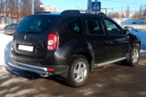 Renault Duster 2008–2017 Zadní rovný ochranný rám (nerez) fotografie 5