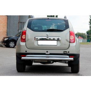 Zadní rovný ochranný rám (nerez) Renault Duster 2008–2017 fotografie 3