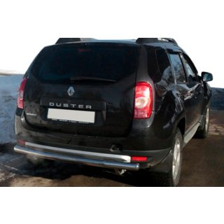 Zadní rovný ochranný rám (nerez) Renault Duster 2008–2017 fotografie 4
