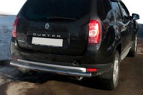 Dacia Duster 2008–2018 Zadní rovný ochranný rám (nerez) fotografie 1