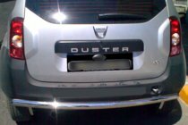Dacia Duster 2008–2018 Zadní rovný ochranný rám (nerez) fotografie 6