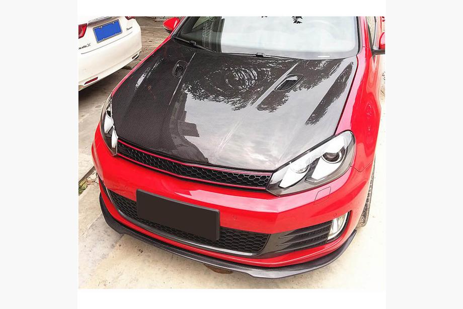 Volkswagen Golf 6 2008–2014 Karbonový nástavec (lip) na přední nárazník V1 (pro GTI HB 2010-2013) Fotografie 2