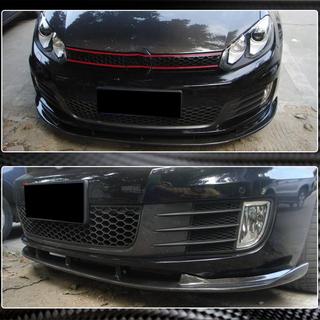 Karbonový přední lip spoiler Lip V2 (pro GTI HB 2010-2013) fotografie 4