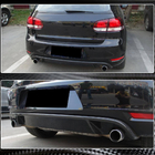Volkswagen Golf 6 2008–2014 Difuzor zadního nárazníku V2 (pro GTI HB 2010-2013, karbon) fotografie 3