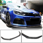Volkswagen Golf 6 2008–2014 Karbonový lip na přední nárazník Lip V1 (pro R HB 2010-2013) fotografie 1