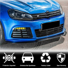 Volkswagen Golf 6 2008–2014 Karbonový lip na přední nárazník Lip V1 (pro R HB 2010-2013) fotografie 2