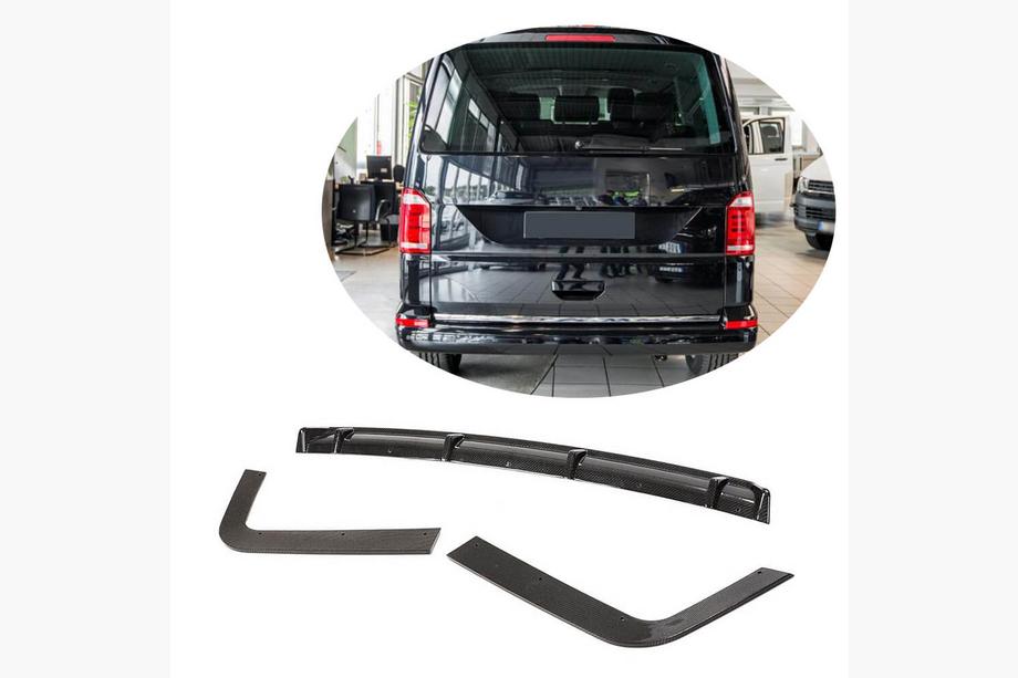 Volkswagen T6 2015–2024 Difuzor zadního nárazníku (pro 2015-2019, karbon) Image