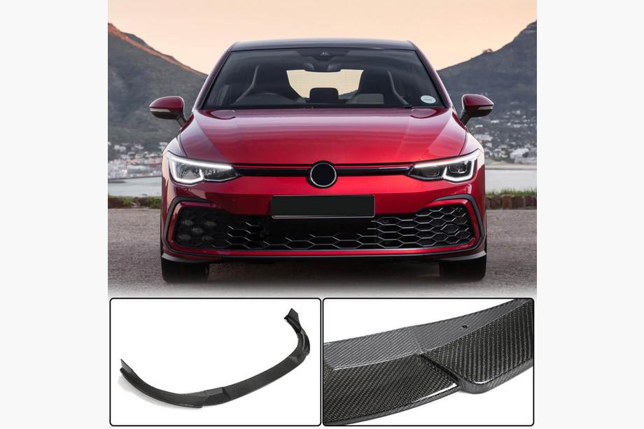 Volkswagen Golf 8 2019– Karbonový nástavec předního nárazníku Lip (pro GTI HB) Image