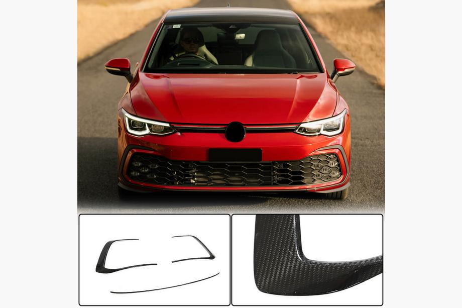 Volkswagen Golf 8 2019– Nástavce na přední nárazník (pro GTI HB, suchý karbon) Image