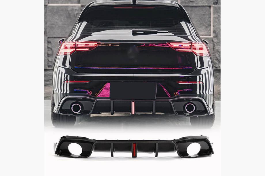 Volkswagen Golf 8 2019– Difuzor zadního nárazníku (pro GTI HB, karbon) Image