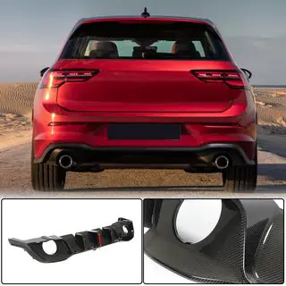 Difuzor zadního nárazníku (pro GTI HB, suchý karbon) fotografie 1