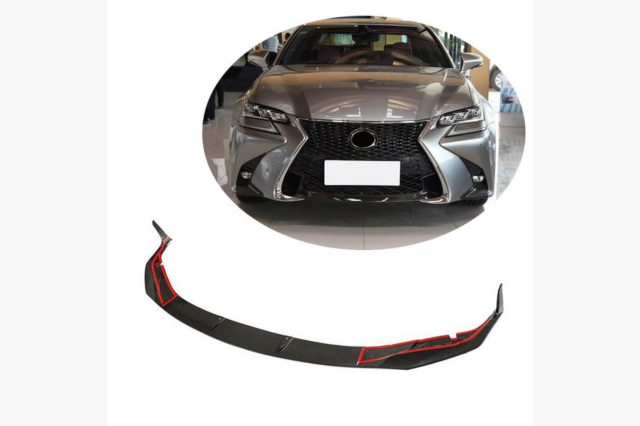 Lexus GS 2011–2020 Karbonový lip spoiler předního nárazníku (pro GS F 2015-2020) Image