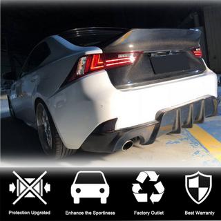 Difuzor zadního nárazníku V1 (pro Base/F-Sport 2013-2016, karbon) Lexus IS 2013– fotografie 2
