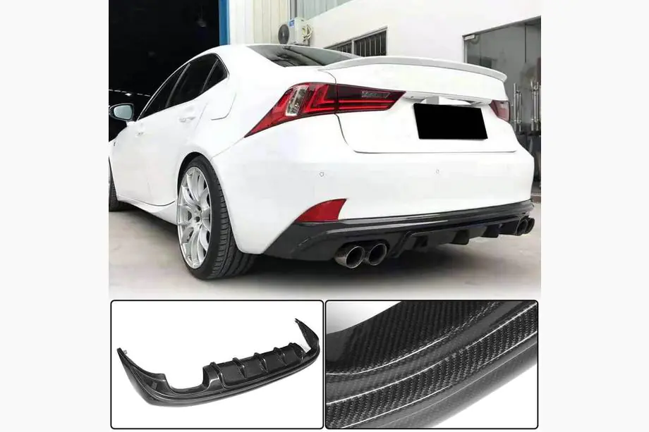 Lexus IS 2013– Difuzor zadního nárazníku V2 (pro Base/F-Sport 2013-2016, karbon) Image