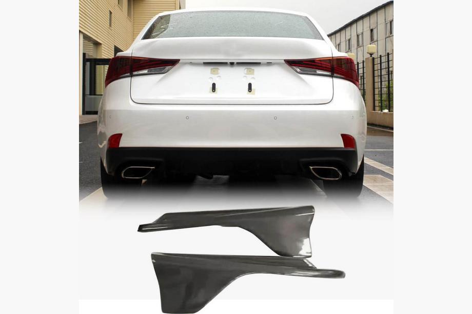 Lexus IS 2013– Karbonové nástavce na zadní nárazník Flap (pro F-Sport Base 2016-2020) Fotografie 1