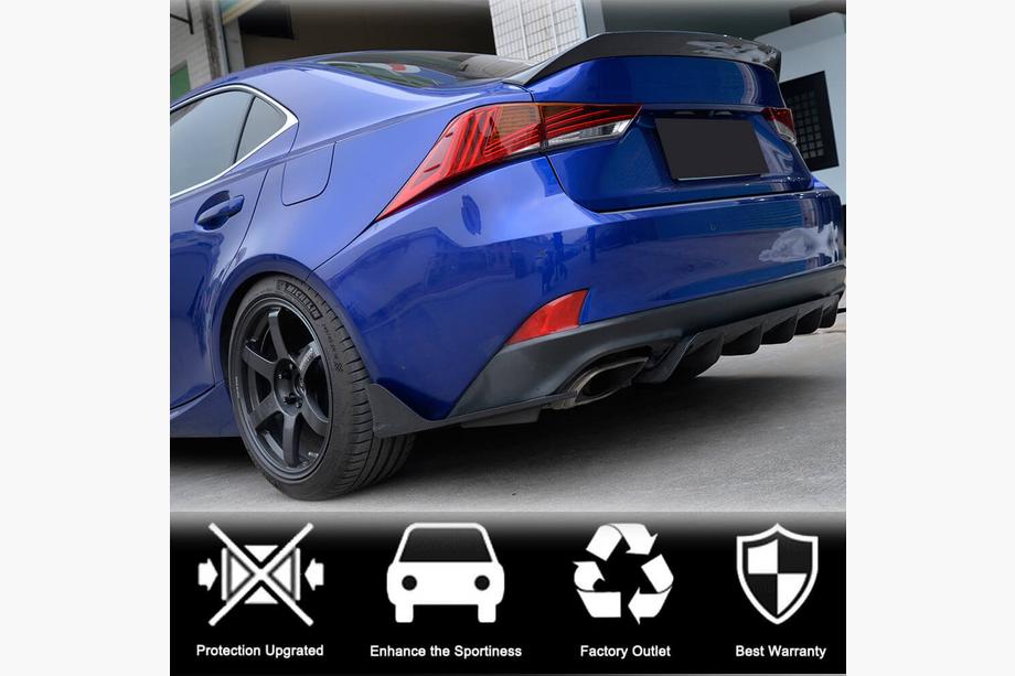 Lexus IS 2013– Karbonové kryty zadního nárazníku (pro Base/F-Sport 2016-2020) Fotografie 3